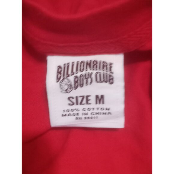 Billionaire Boys Club Shirt Mens Medium M Red Astronaut Helmet Graphic Tee BBC - Picture 6 of 9